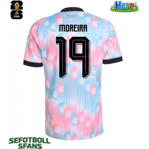 Belgien Diego Moreira #19 Bortatröja VM 2026 Kortärmad